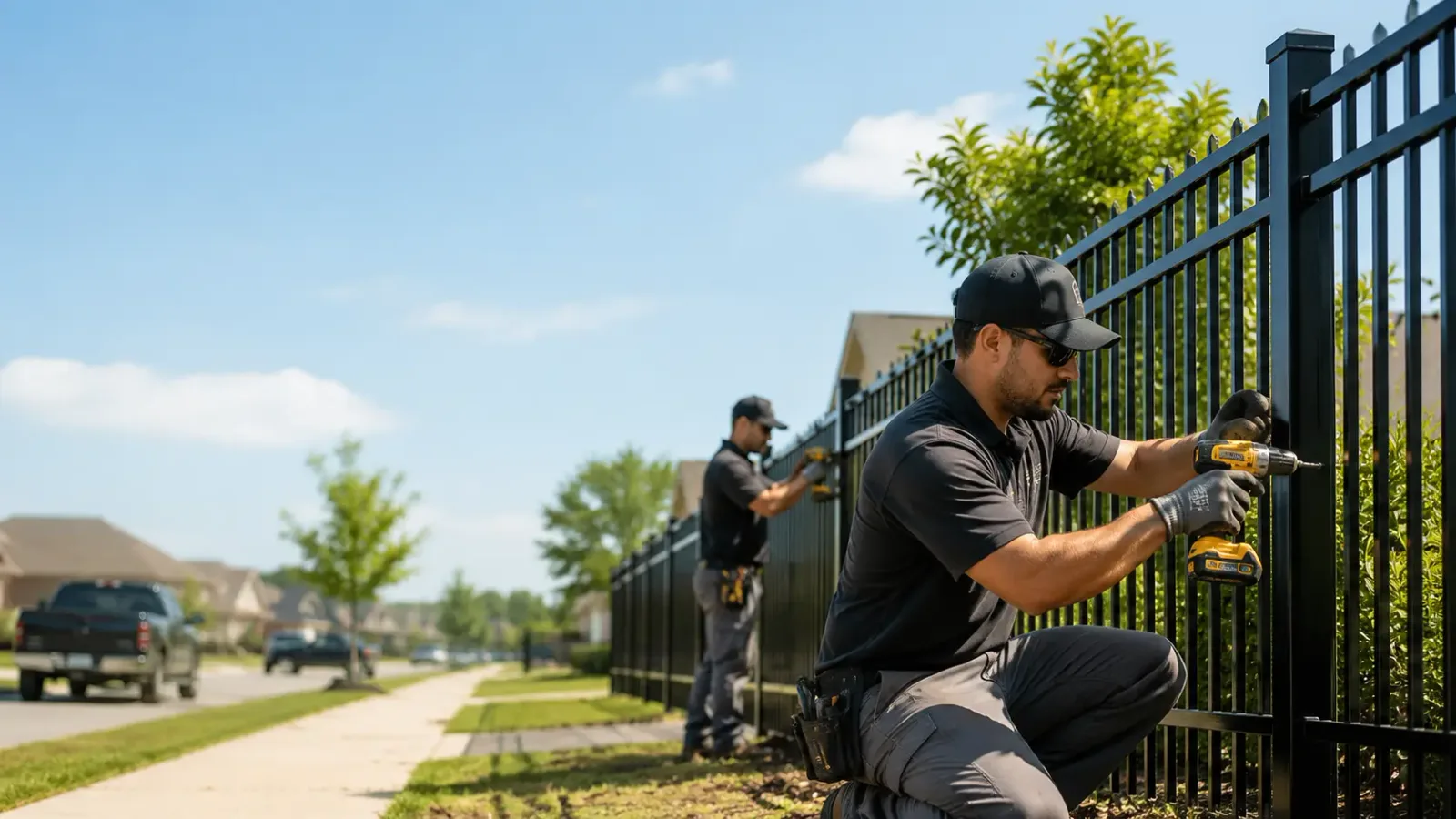 Metal Fence Installation in Matthews, IN